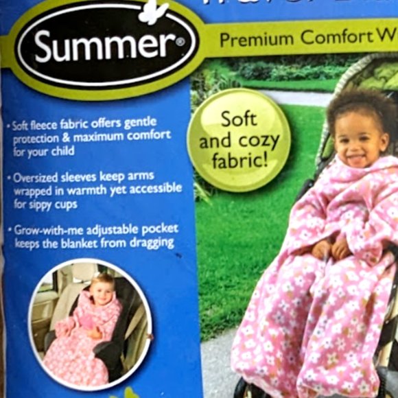 Summer Comfort Me Travel Blanket Premium Comfort Wrap On-The-Go Ages 1-4… - Picture 8 of 10